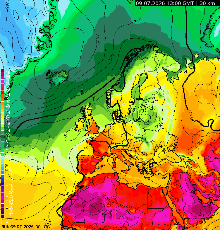 Pressure overview SSS +2h for Day 2